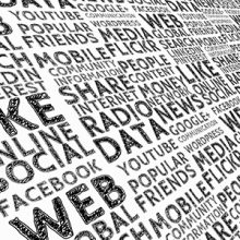 Words in image web facebook