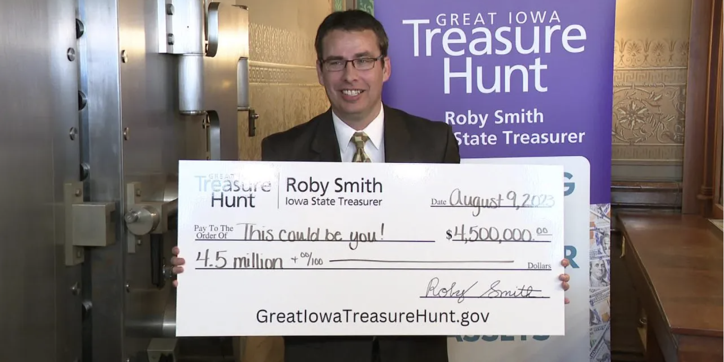Roby Smith Iowa Treasure Hunt